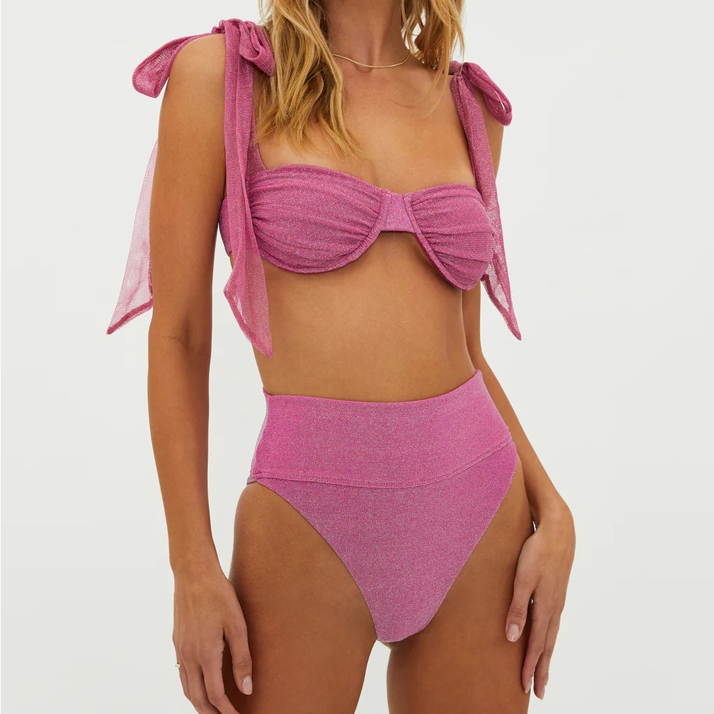 Beach Riot Highway Purple Shine Bottom (Sold Out) — NWT, Size L